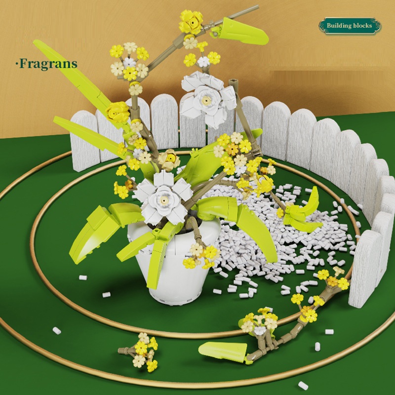 Building Block Flower Orchid S - Bonsai Garden Lego recensie en prijs