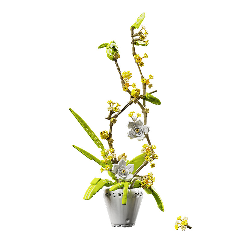 Building Block Flower Orchid S - Bonsai Garden Lego recensie en prijs