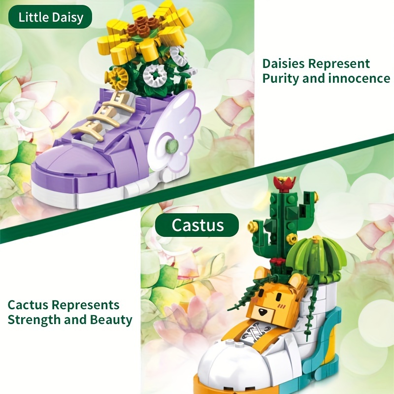 Creative Fashion Shoe Succulen - Bonsai Garden Lego recensie en prijs