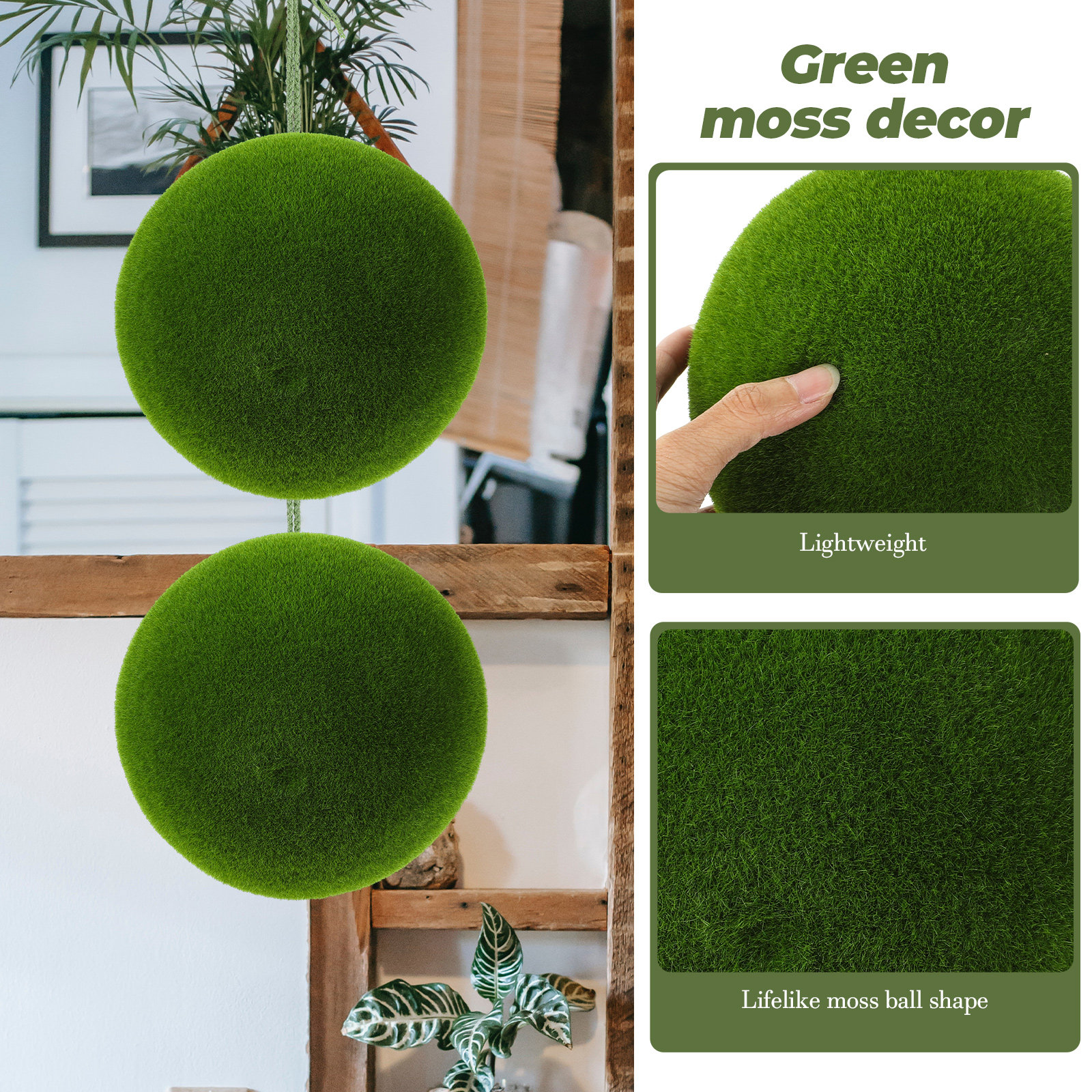 Realistic Artificial Moss Ball - Bonsai Garden Shop recensie en prijs