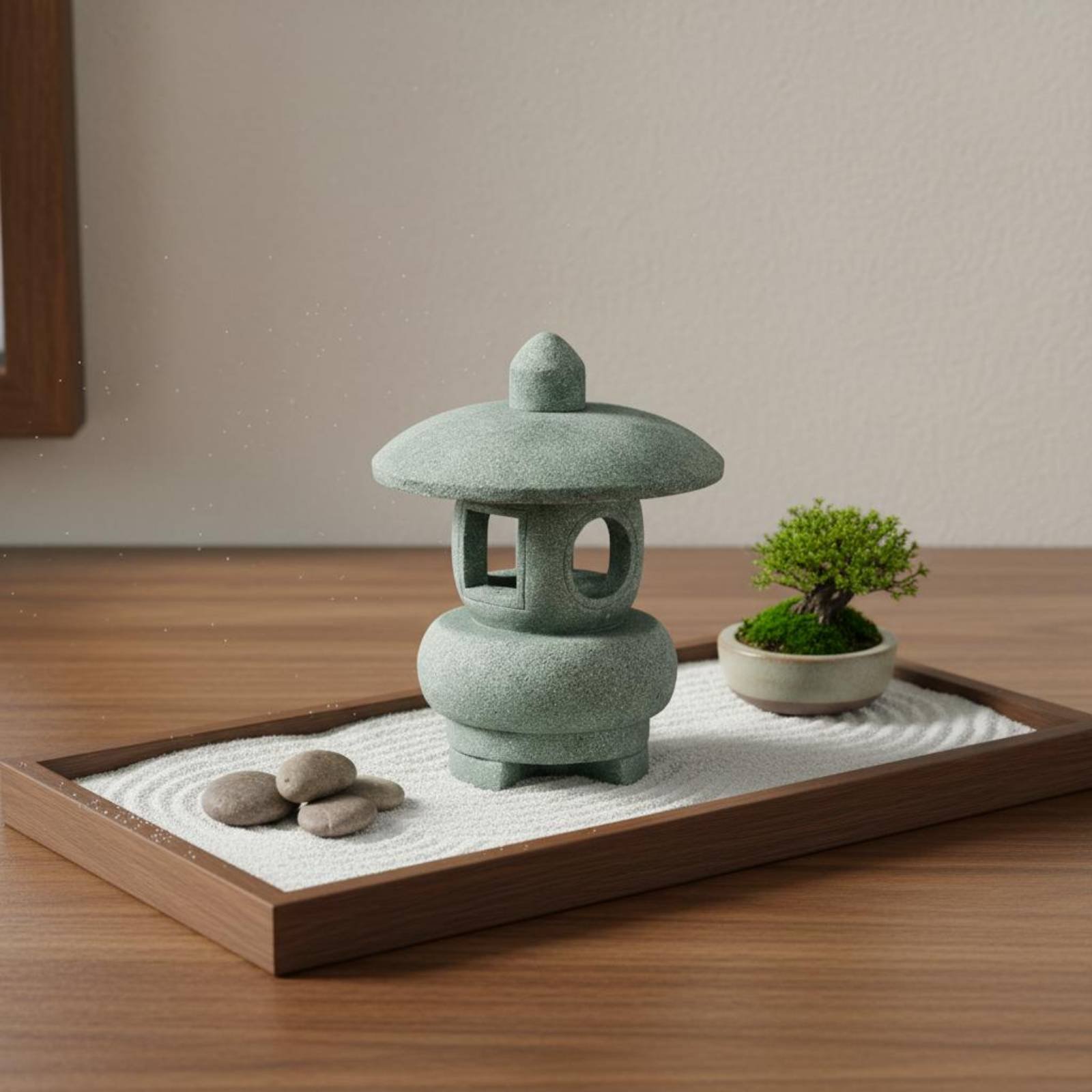 Miniature Stone Lantern Antiqu - Bonsai Garden Plants recensie en prijs