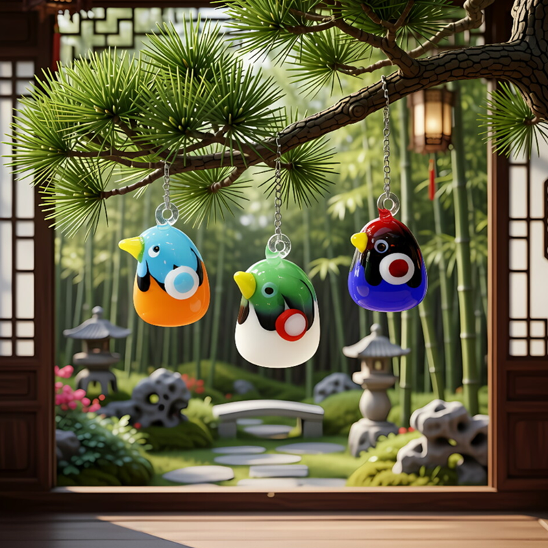Handmade Mini Bird Glass Penda - Bonsai Garden In Japan recensie en prijs
