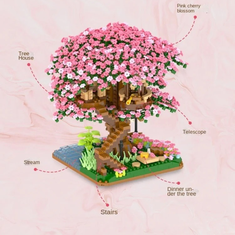 Cherry Bonsai Tree Building Bl - Bonsai Garden Lego recensie en prijs