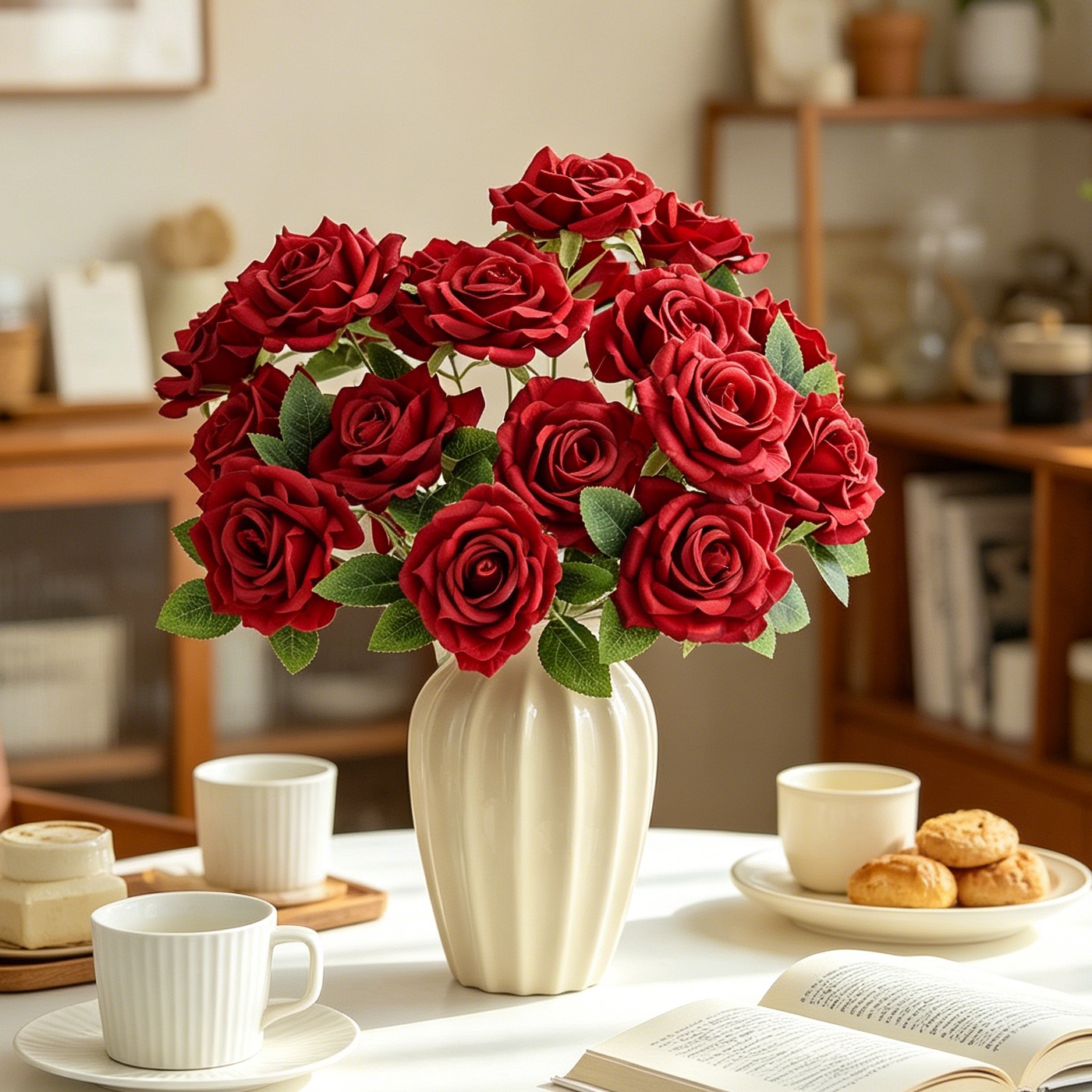 Artificial Flower Wedding Wrea - Bonsai Garden Gift recensie en prijs