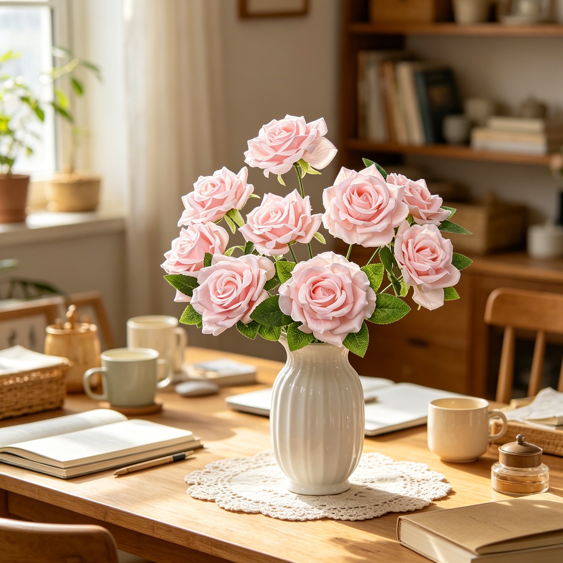 Artificial Flower Wedding Wrea - Bonsai Garden Gift recensie en prijs