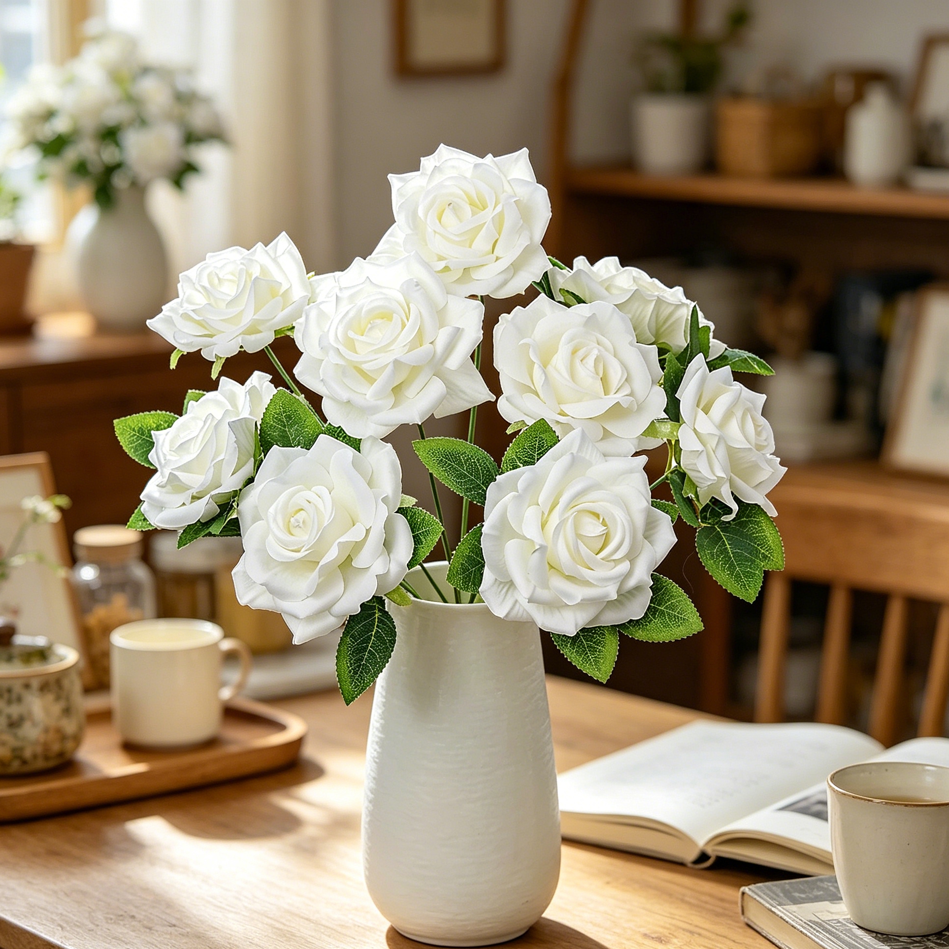 Artificial Flower Wedding Wrea - Bonsai Garden Gift recensie en prijs