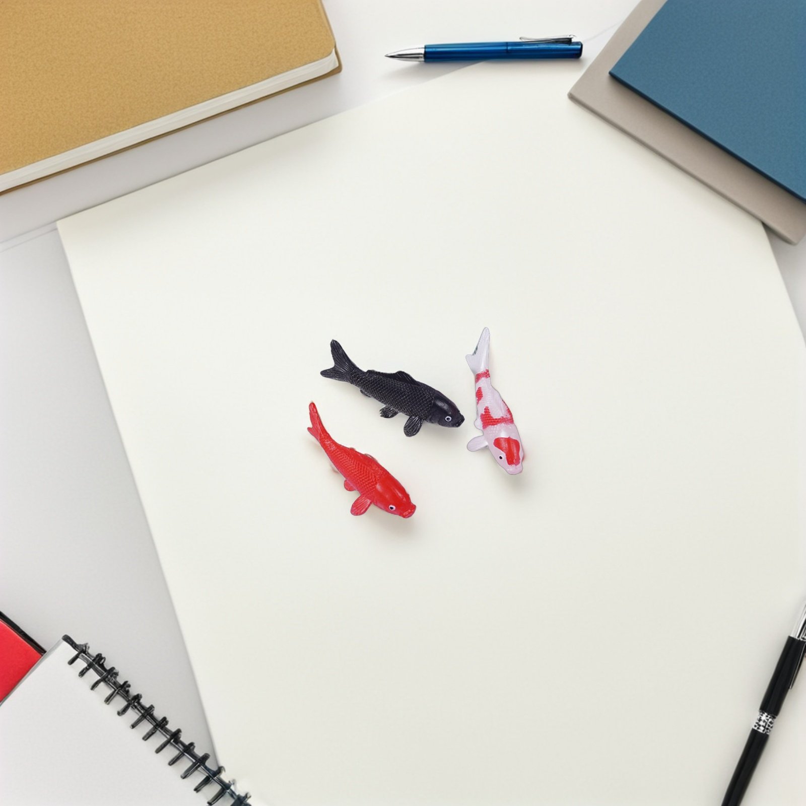 8Pcs Miniature Koi Fish Statue - Bonsai Koi Garden recensie en prijs