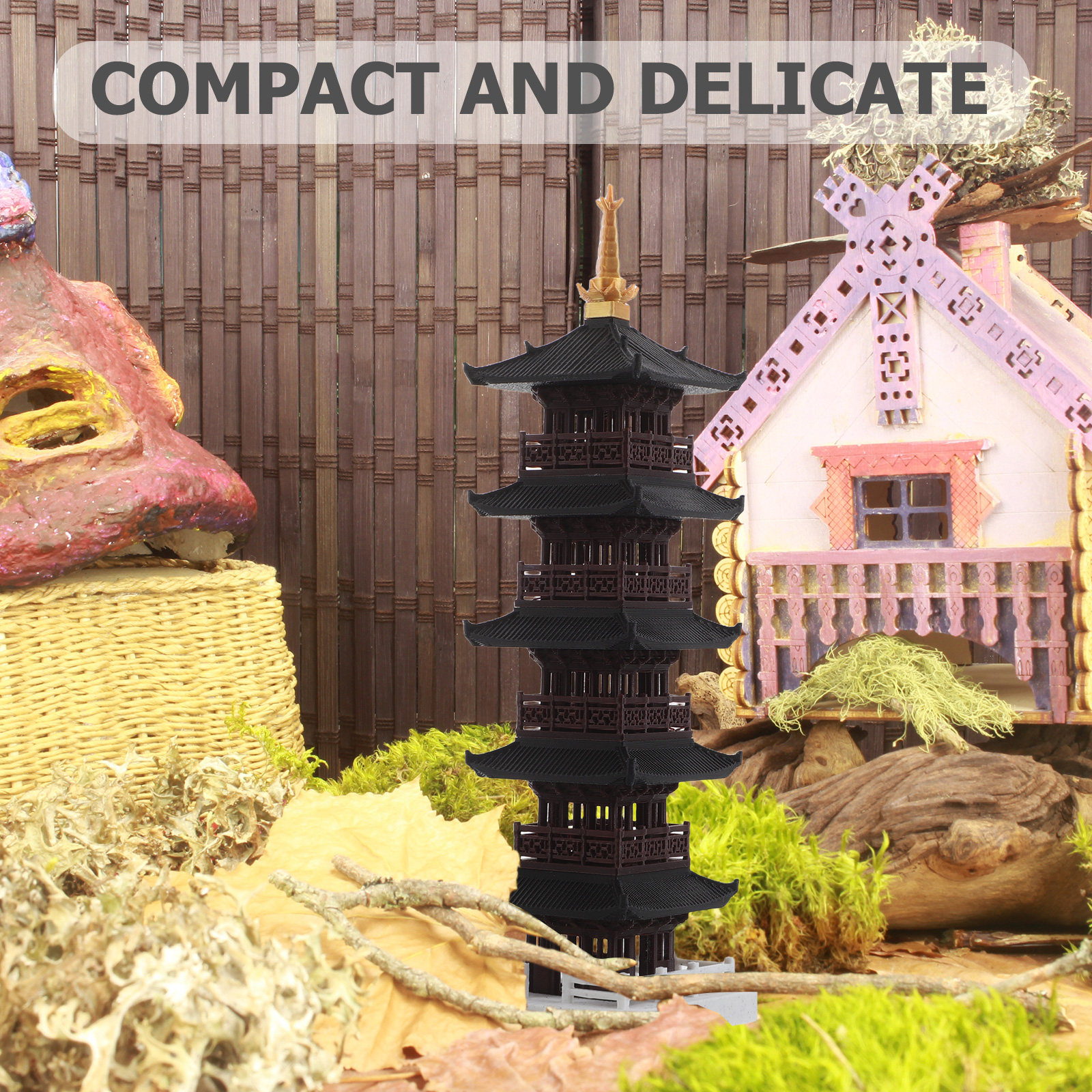 Chinese Pagoda Sculpture 5-Tie - Bonsai Garden Set Up recensie en prijs