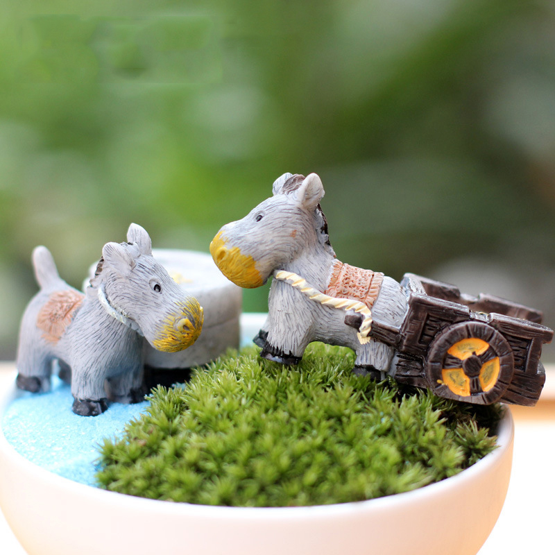 Animal Figurines Mini Donkey P - Bonsai Garden In Japan recensie en prijs