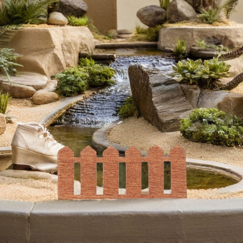 30Pcs Mini Wood Picket Fence M - Bonsai Garden Set Up recensie en prijs