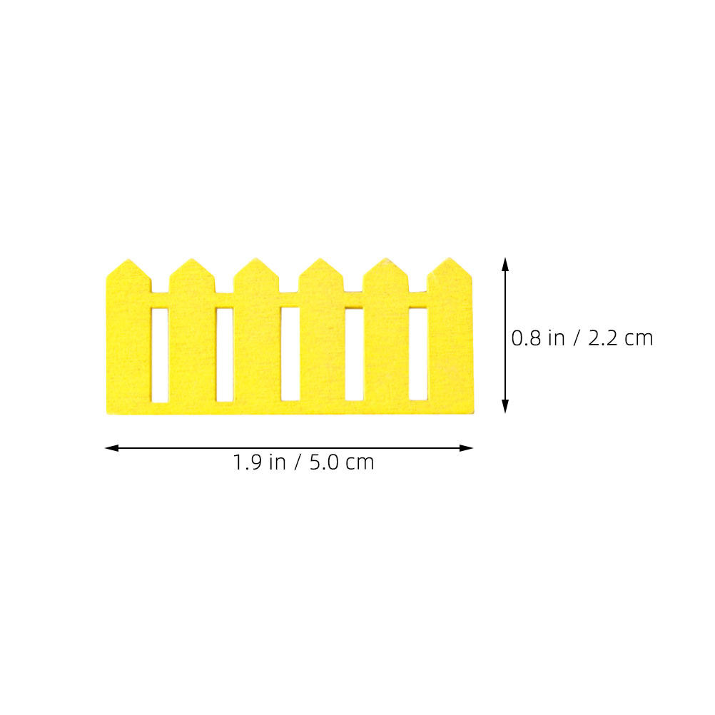 30Pcs Mini Wood Picket Fence M - Bonsai Garden Set Up recensie en prijs