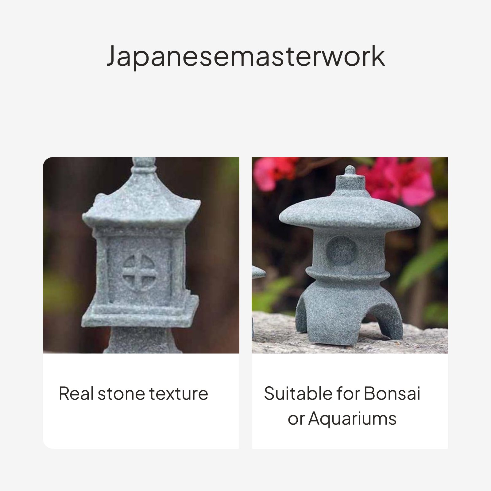 Japanese Sandstone Lantern Gar - Bonsai Garden In Japan recensie en prijs