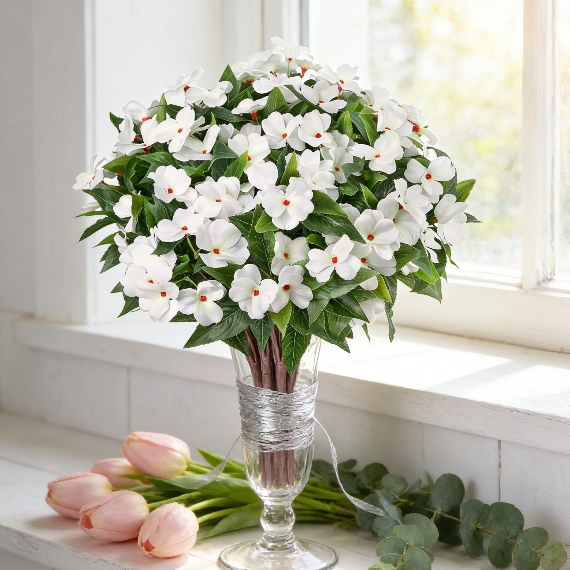 Silk Balsam Artificial Flower  - Bonsai Garden Gift recensie en prijs