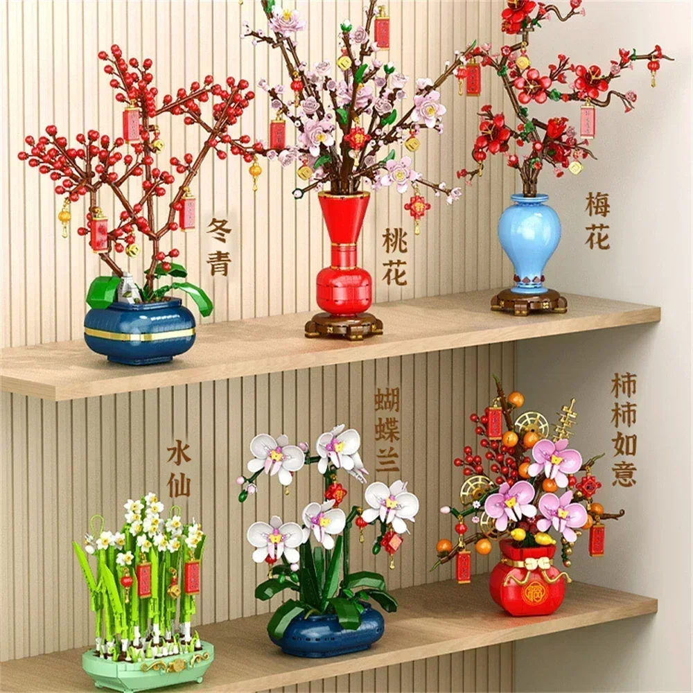 Creative City Bouquet, Peach B - Bonsai Garden Lego recensie en prijs