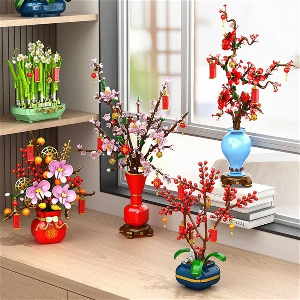 Creative City Bouquet, Peach B - Bonsai Garden Lego recensie en prijs