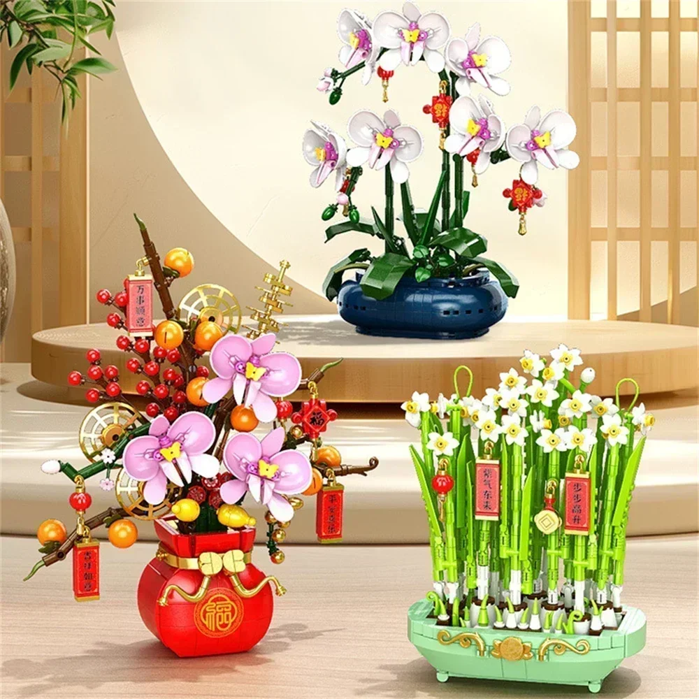 Creative City Bouquet, Peach B - Bonsai Garden Lego recensie en prijs
