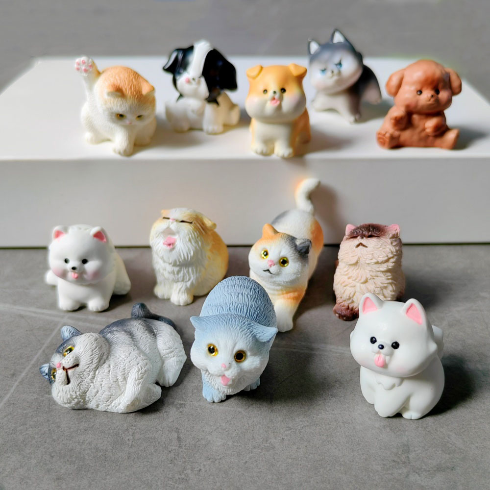 6pc Cute Cat Dog Set Animal Gi - Bonsai Garden Gift recensie en prijs