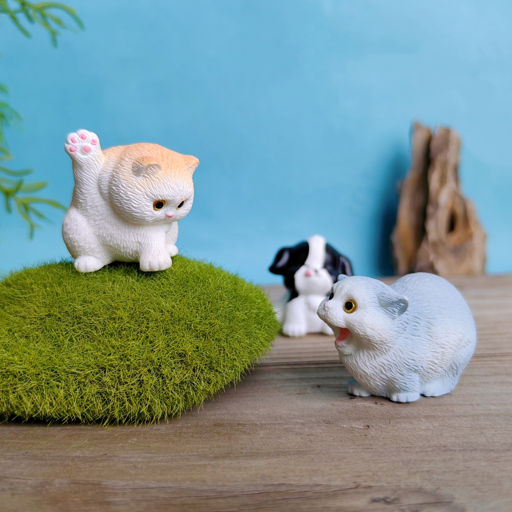 6pc Cute Cat Dog Set Animal Gi - Bonsai Garden Gift recensie en prijs