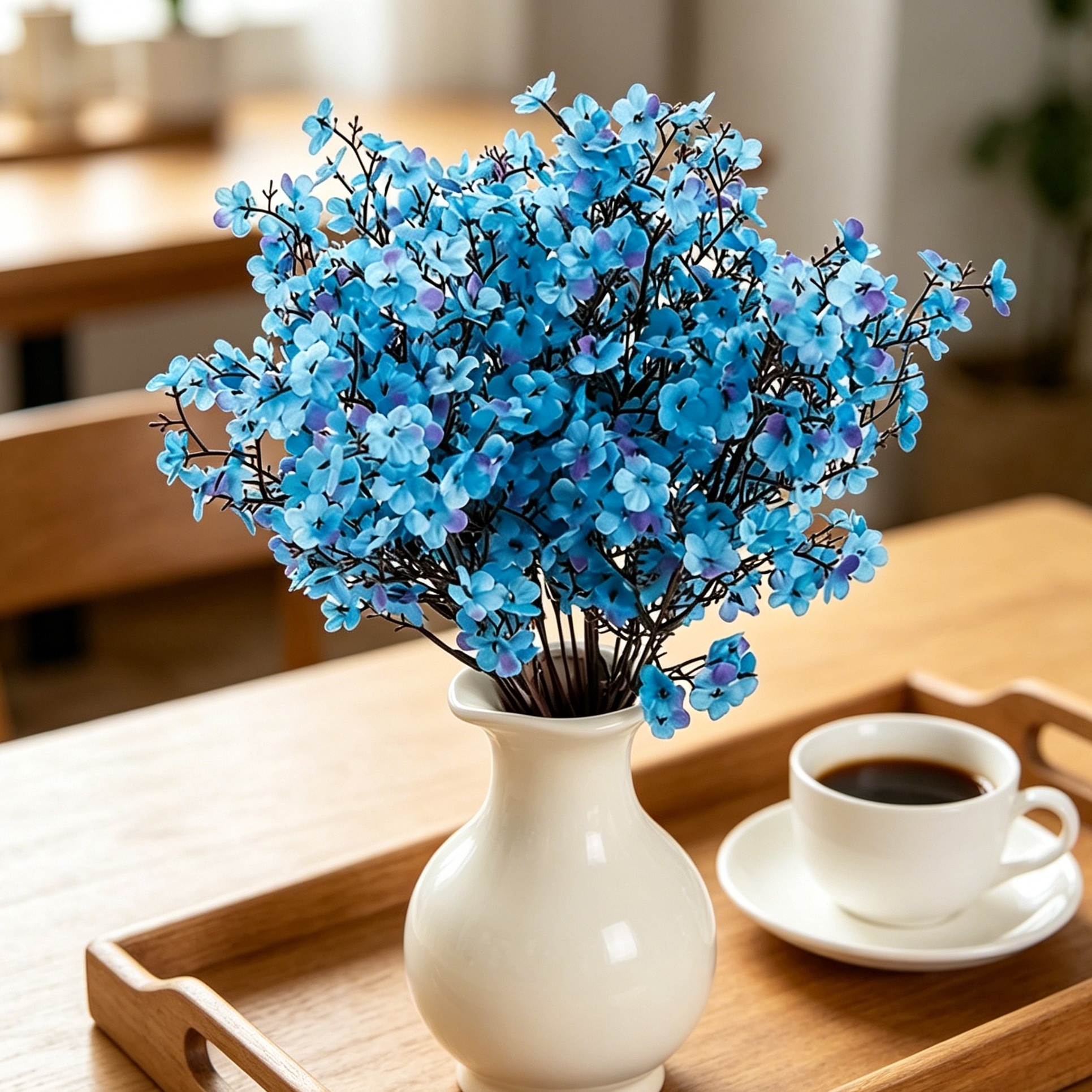 Artificial Flower Silk Gypsoph - Bonsai Garden Gift recensie en prijs