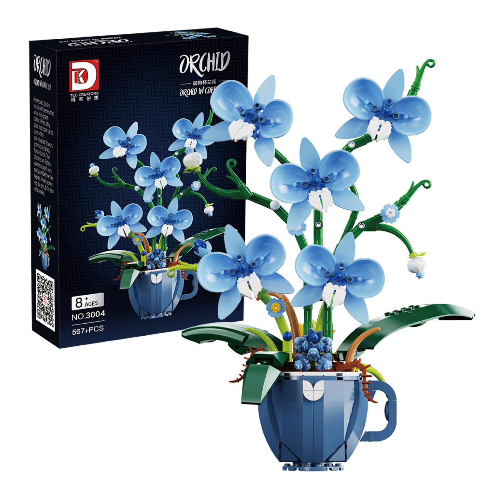 MOC Building Blocks Orchid Flo - Bonsai Garden Lego recensie en prijs
