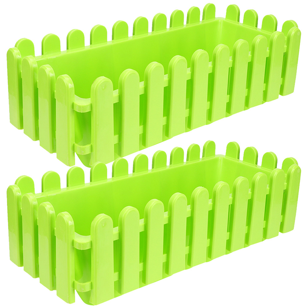 2Pcs Flowerpot Fence Window Bo - Bonsai Garden Plants recensie en prijs