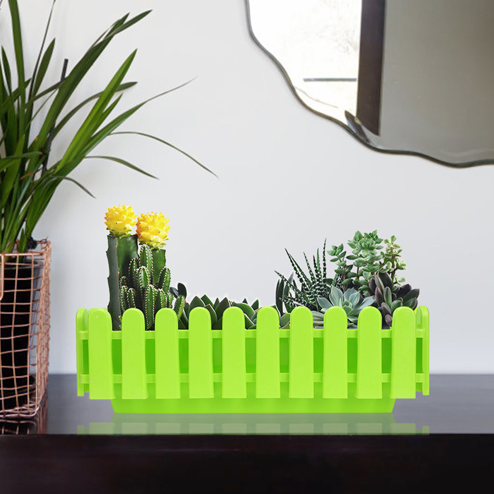 2Pcs Flowerpot Fence Window Bo - Bonsai Garden Plants recensie en prijs