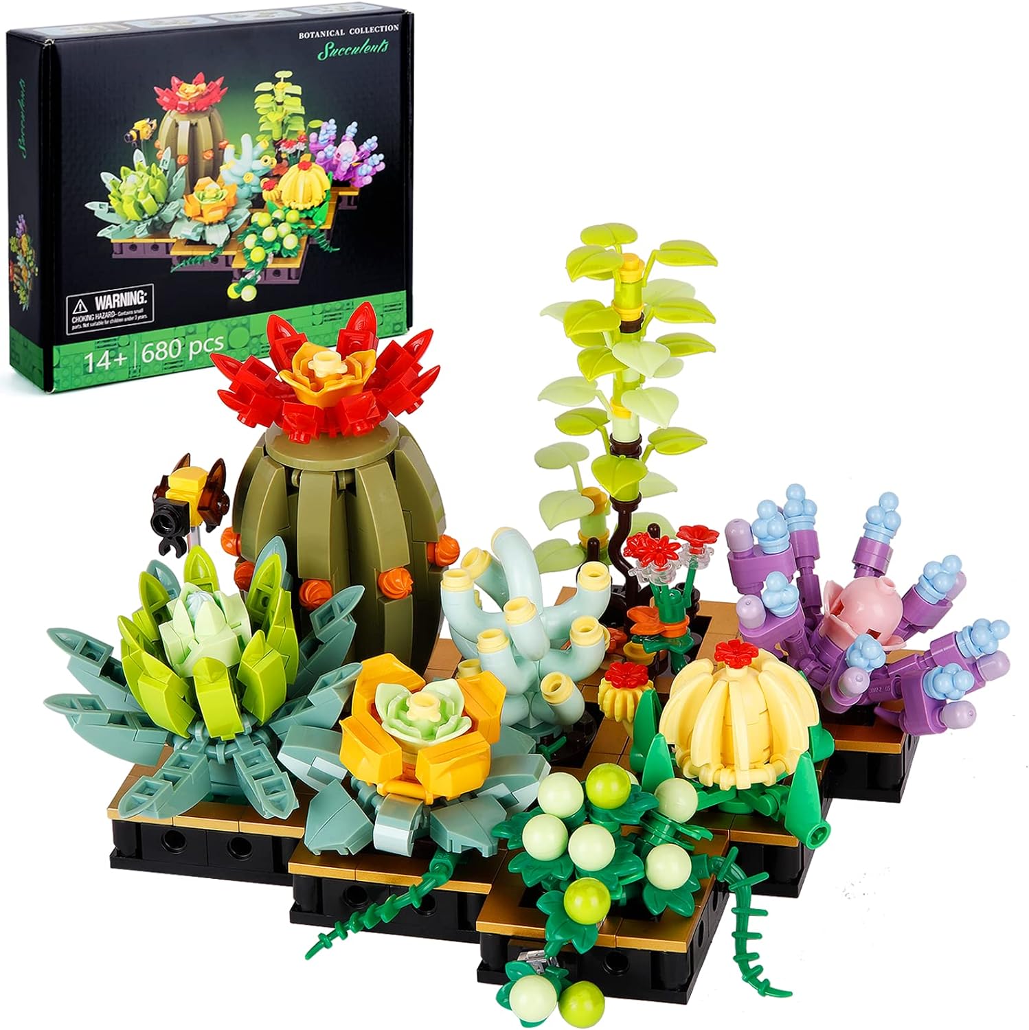 Succulent Plant Potted Buildin - Bonsai Garden Lego recensie en prijs