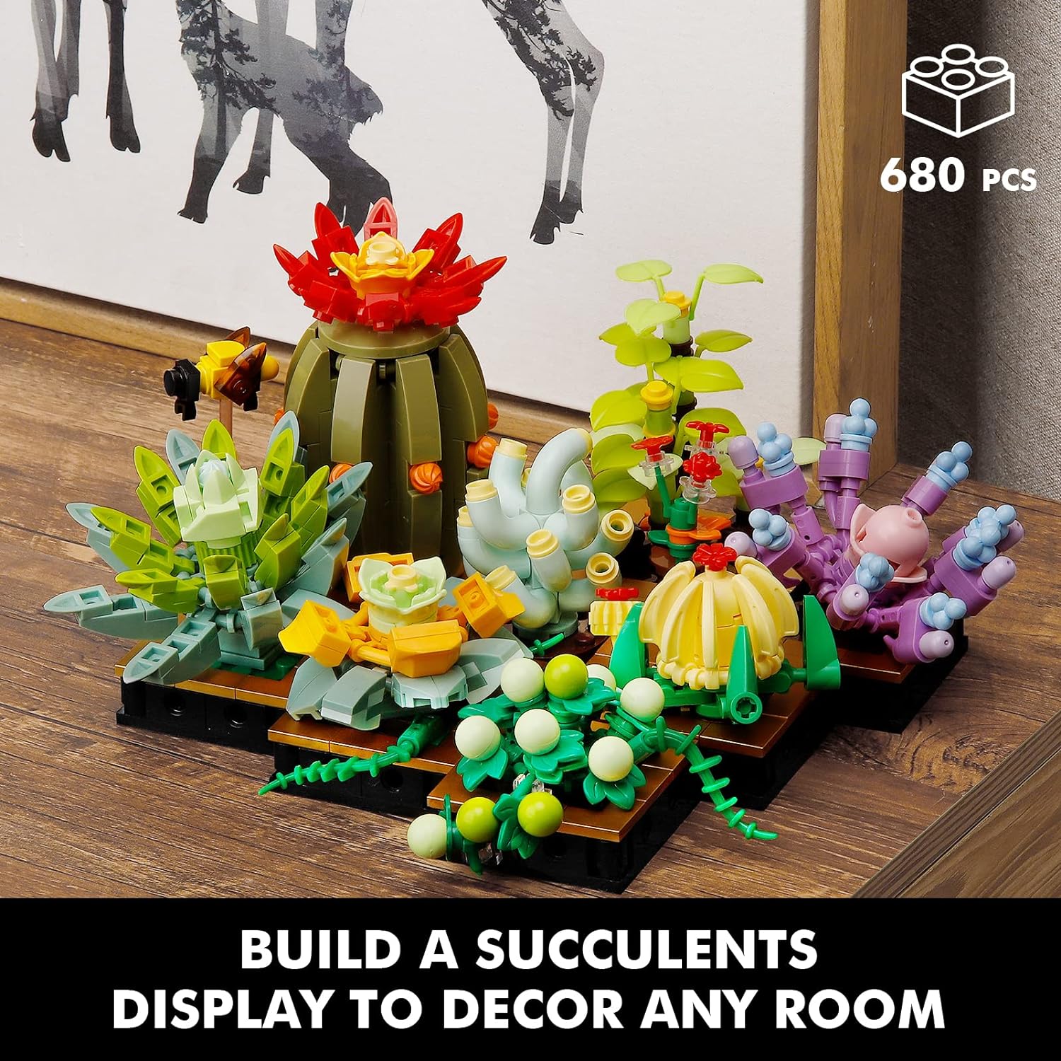 Succulent Plant Potted Buildin - Bonsai Garden Lego recensie en prijs