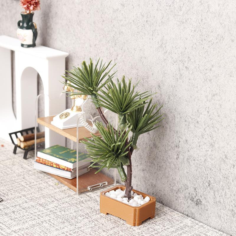 1Pcs 1/12 Dollhouse Simulation - Bonsai Garden Plants recensie en prijs