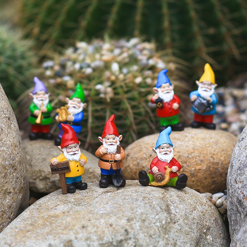 7Pcs/Set Miniature Funny Gnome - Bonsai Garden Gift recensie en prijs