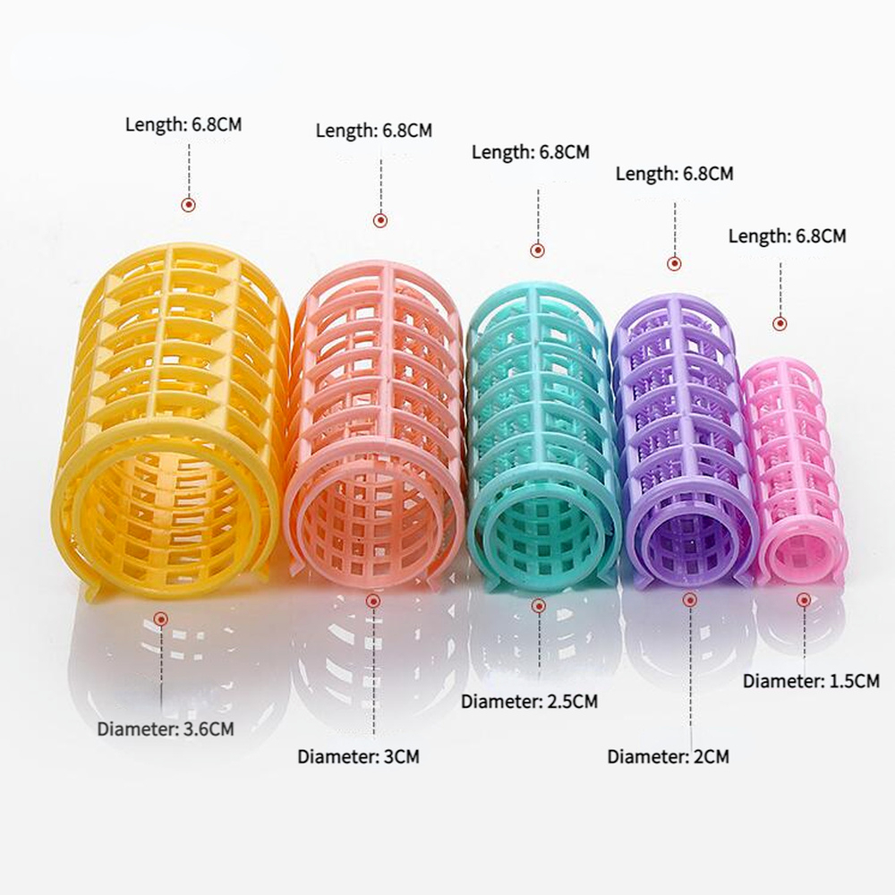 No Heat Hair Rollers Set Plast - Root Hook Tool recensie en prijs