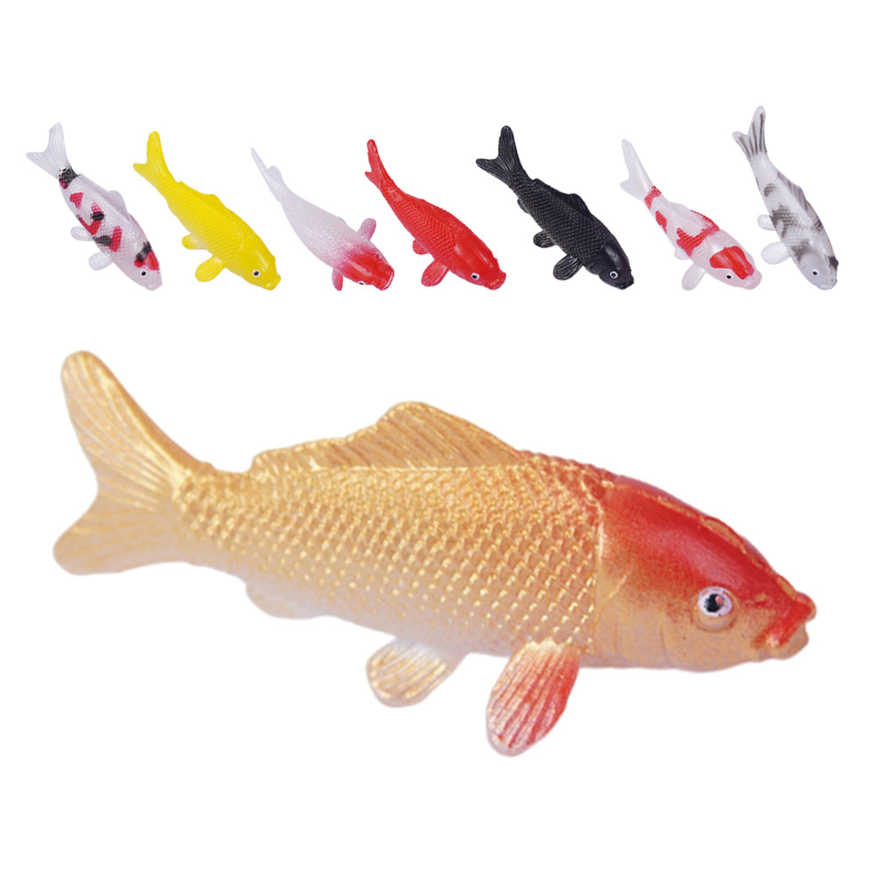 8Pcs Mini Koi Fish Statues PVC - Bonsai Koi Garden recensie en prijs