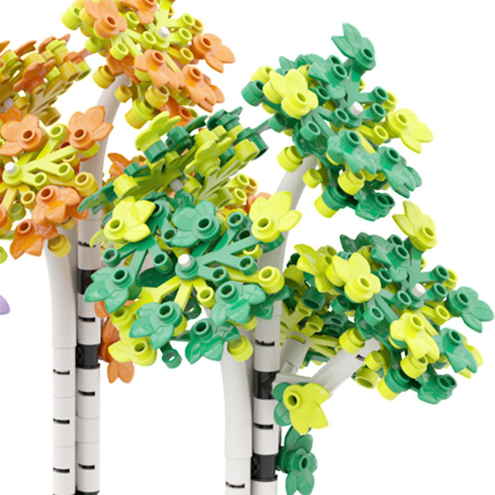 152PCS MOC Building Blocks Gar - Bonsai Garden Lego recensie en prijs