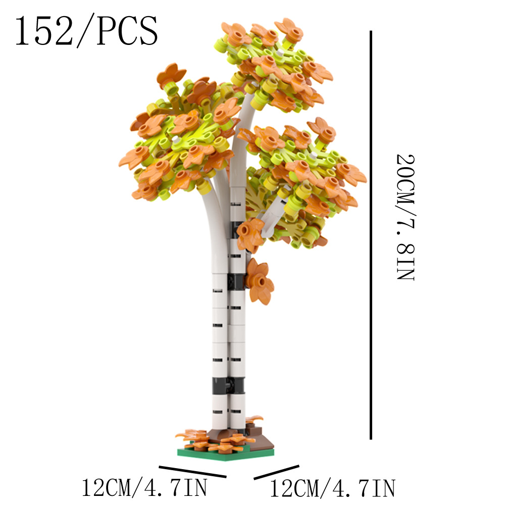 152PCS MOC Building Blocks Gar - Bonsai Garden Lego recensie en prijs