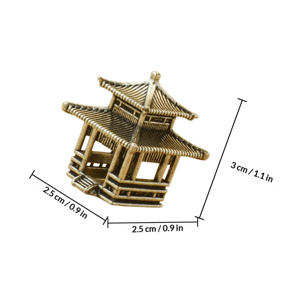 Exquisite Brass Pavilion Ornam - Bonsai Garden Set Up recensie en prijs