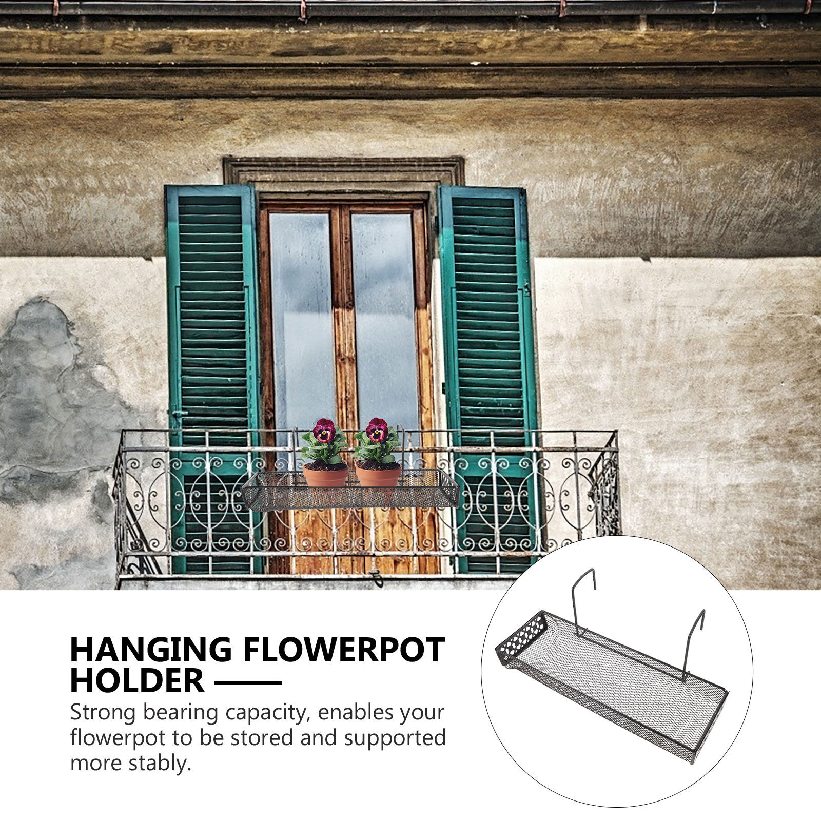 Balcony Plant Hanger Rack Heav - Bonsai Garden Plants recensie en prijs
