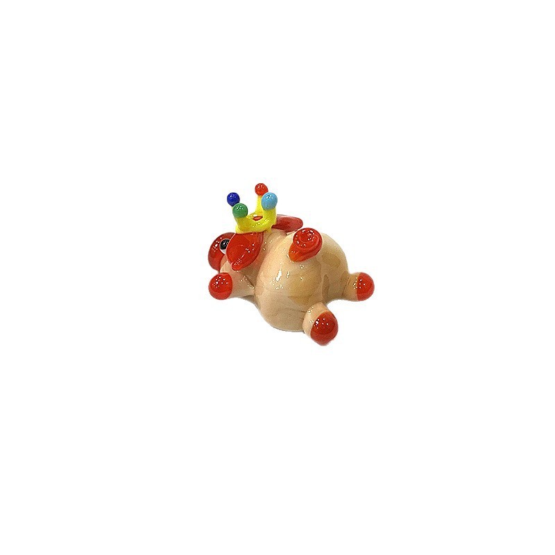 Cute Mini Glass Pig Figurine - - Bonsai Garden In Japan recensie en prijs