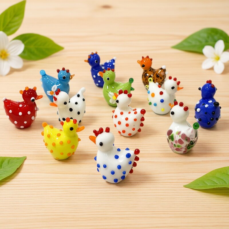 2PCS Handmade Cute Glass Chick - Bonsai Garden In Japan recensie en prijs