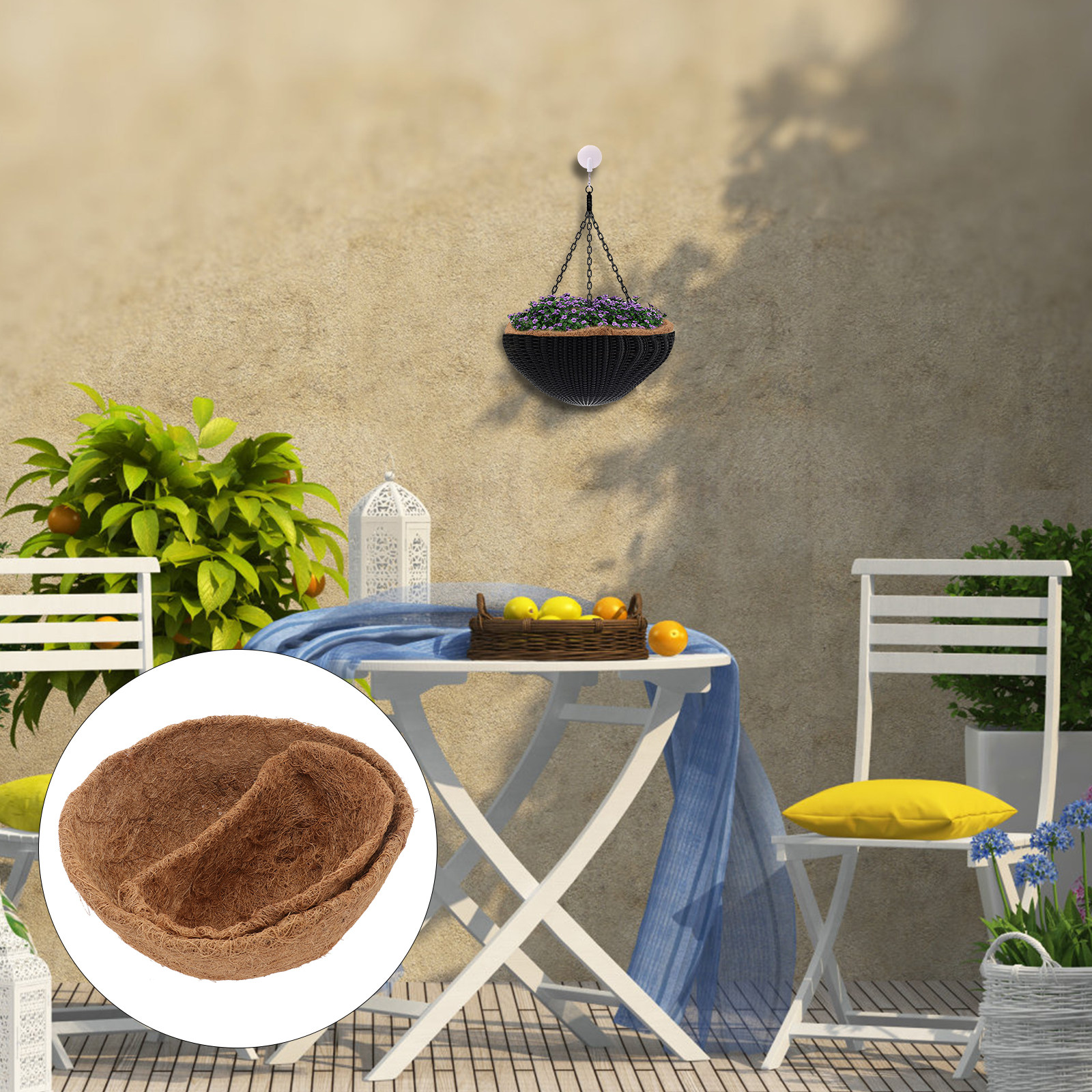 4Pcs Natural Coconut Fiber Flo - Bonsai Garden Shop recensie en prijs