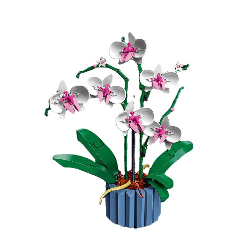 Funny Joy Orchid Flowers Bouqu - Bonsai Garden Lego recensie en prijs