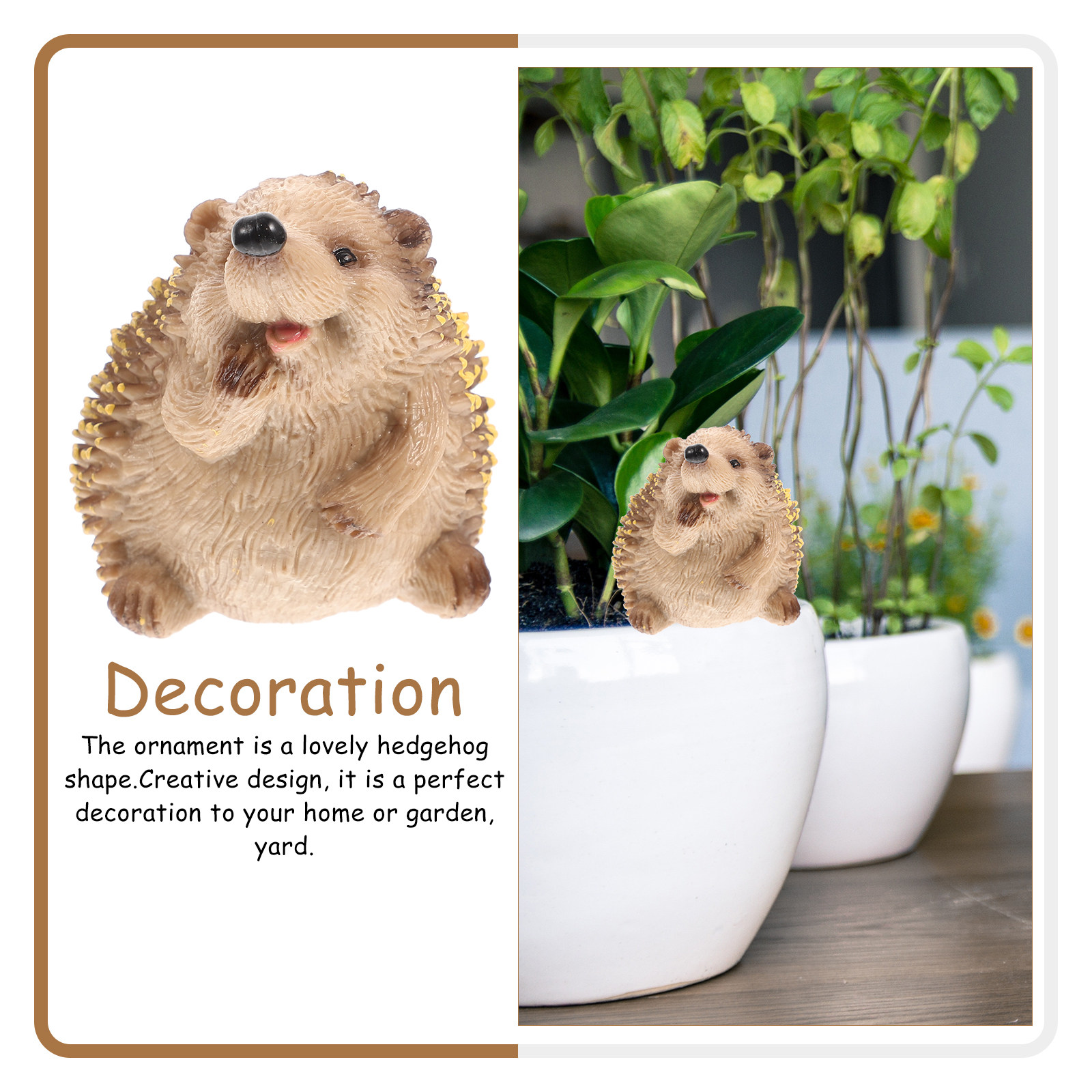 Premium Plastic Hedgehog Sculp - Bonsai Garden Set Up recensie en prijs