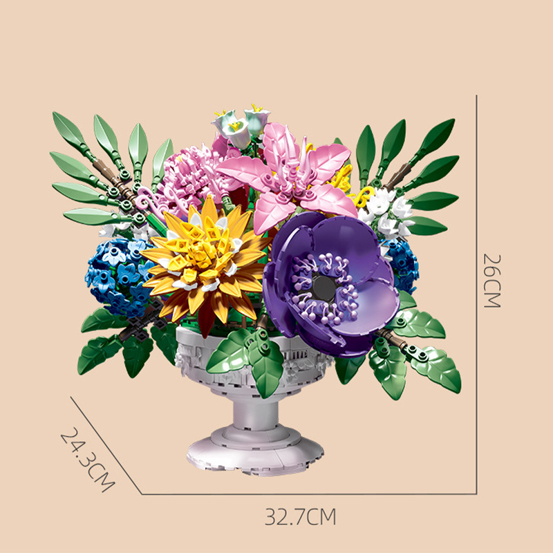 Creative 1081Pcs Flower Garden - Bonsai Garden Lego recensie en prijs
