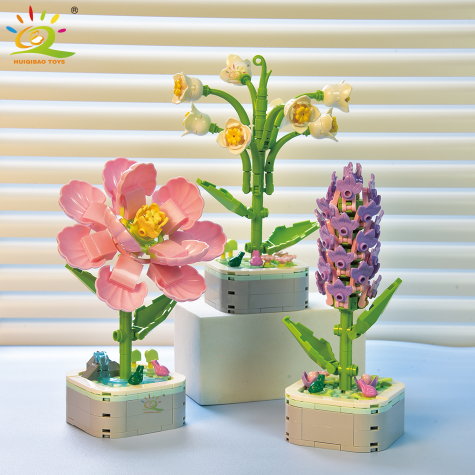 HUIQIBAO MOC Flower Succulents - Bonsai Garden Lego recensie en prijs