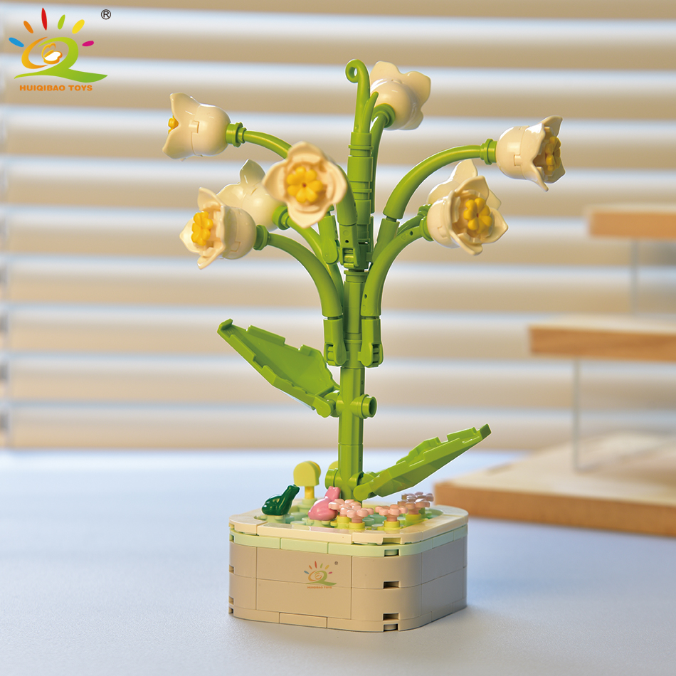 HUIQIBAO MOC Flower Succulents - Bonsai Garden Lego recensie en prijs