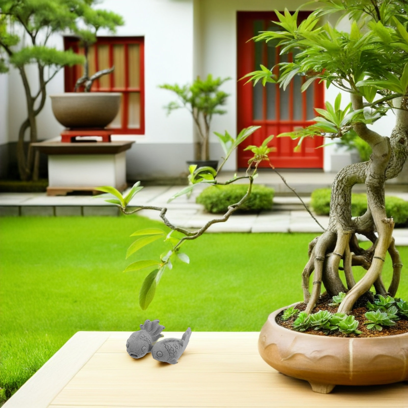 2Pcs Realistic Koi Fish Garden - Bonsai Koi Garden recensie en prijs