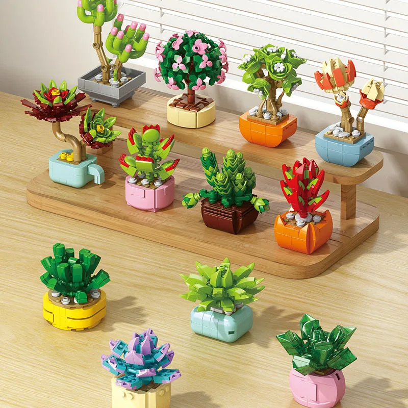 Flowers Succulents Building Bl - Bonsai Garden Lego recensie en prijs