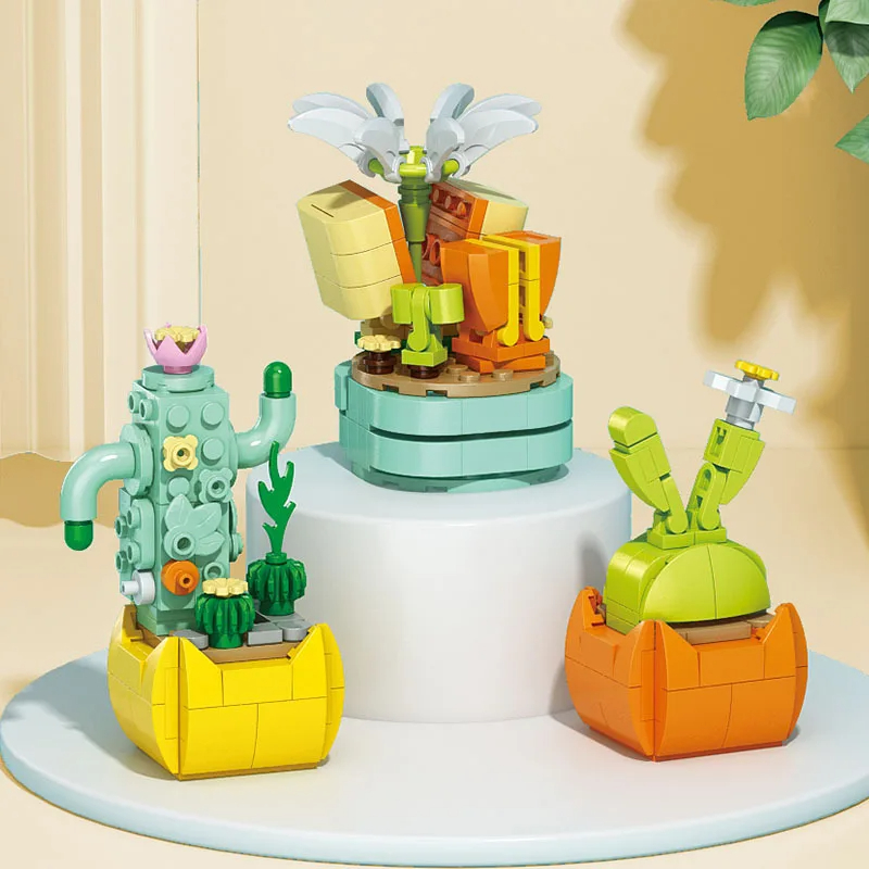 Flowers Succulents Building Bl - Bonsai Garden Lego recensie en prijs